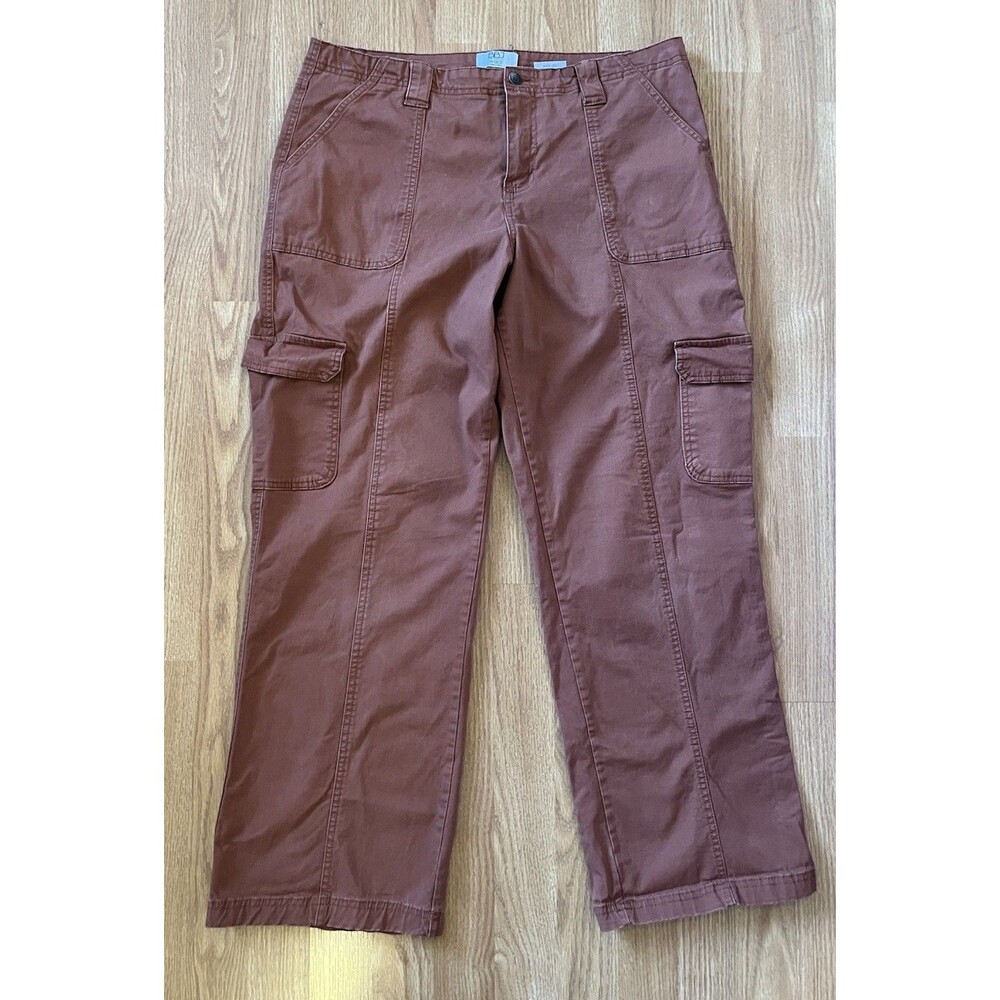 BBJ Los Angeles Brown Utility Cargo Workwear Pants Size 31